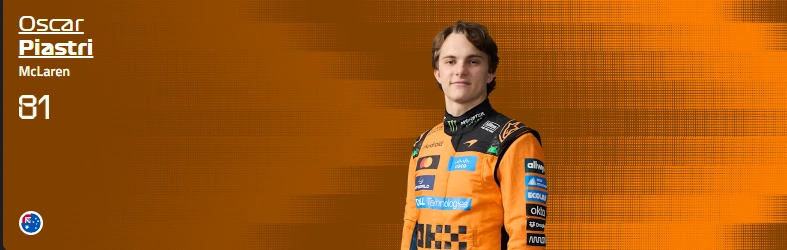 Оскар Піастрі, McLaren